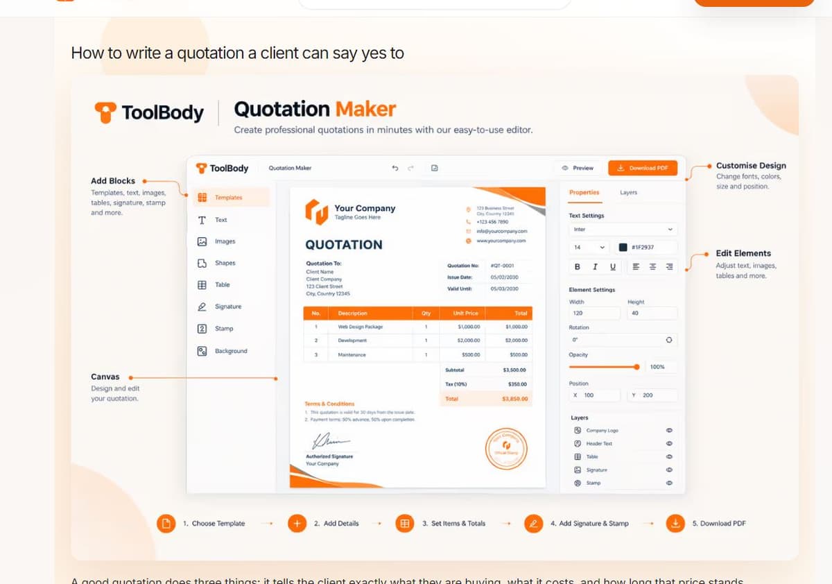 Quotation Maker
