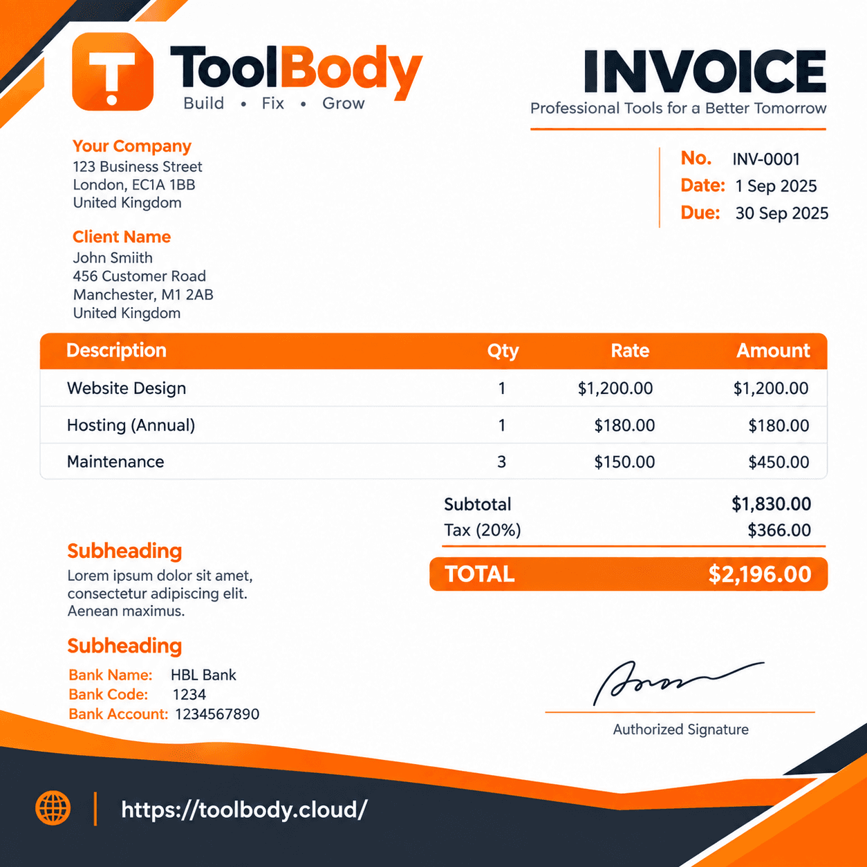 Free Invoice Maker Online – Create Professional Invoices Free