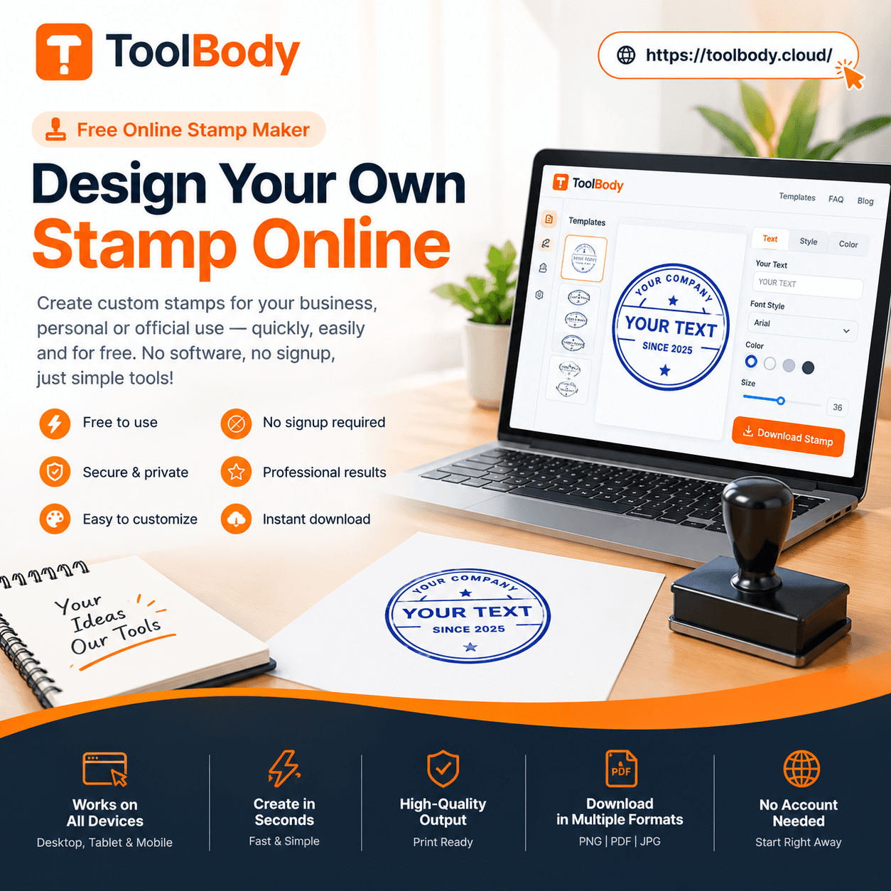 Business Stamp Generator Free: Design a Company Stamp Online